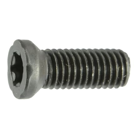Midwest Fastener #8-40 x 3/8 in Torx Oval Machine Screw, Black Oxide Steel, 10 PK 32977